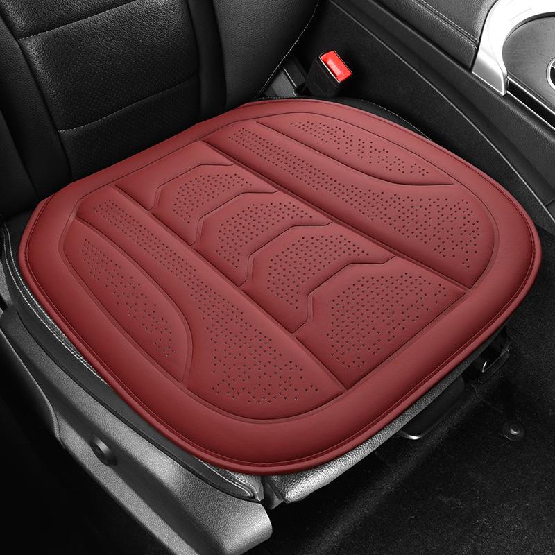 Universelles Leder-Autositzkissen für alle Jahreszeiten - Passend für Pick-ups, SUVs, Limousinen und Geländewagen