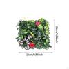25x25cm Grass Simulation Wall Panel for Decorative Use in Study Areas