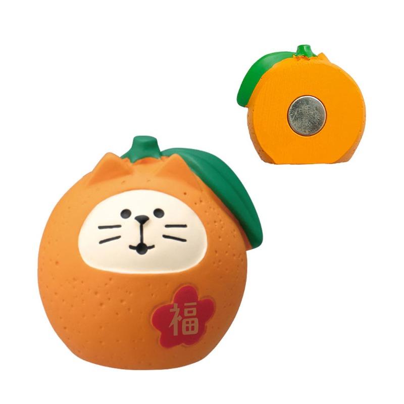Japanese cat refrigerator sticker, grocery zakka cute bread coffee shop decoration gift miniature resin ornament