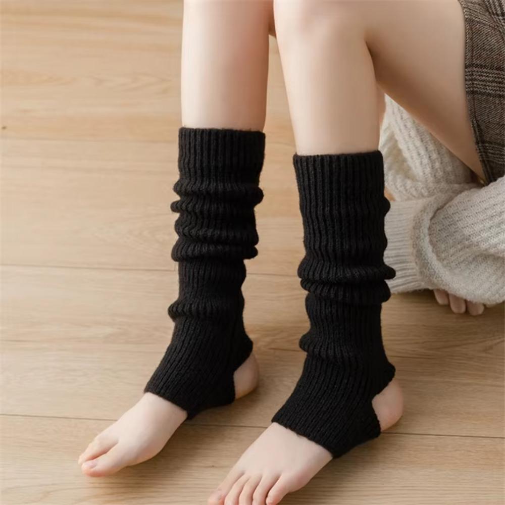 Y2k Winter Leg Warmers Fluffy Goth Accessories Foot Covers New Boot Socks  Women