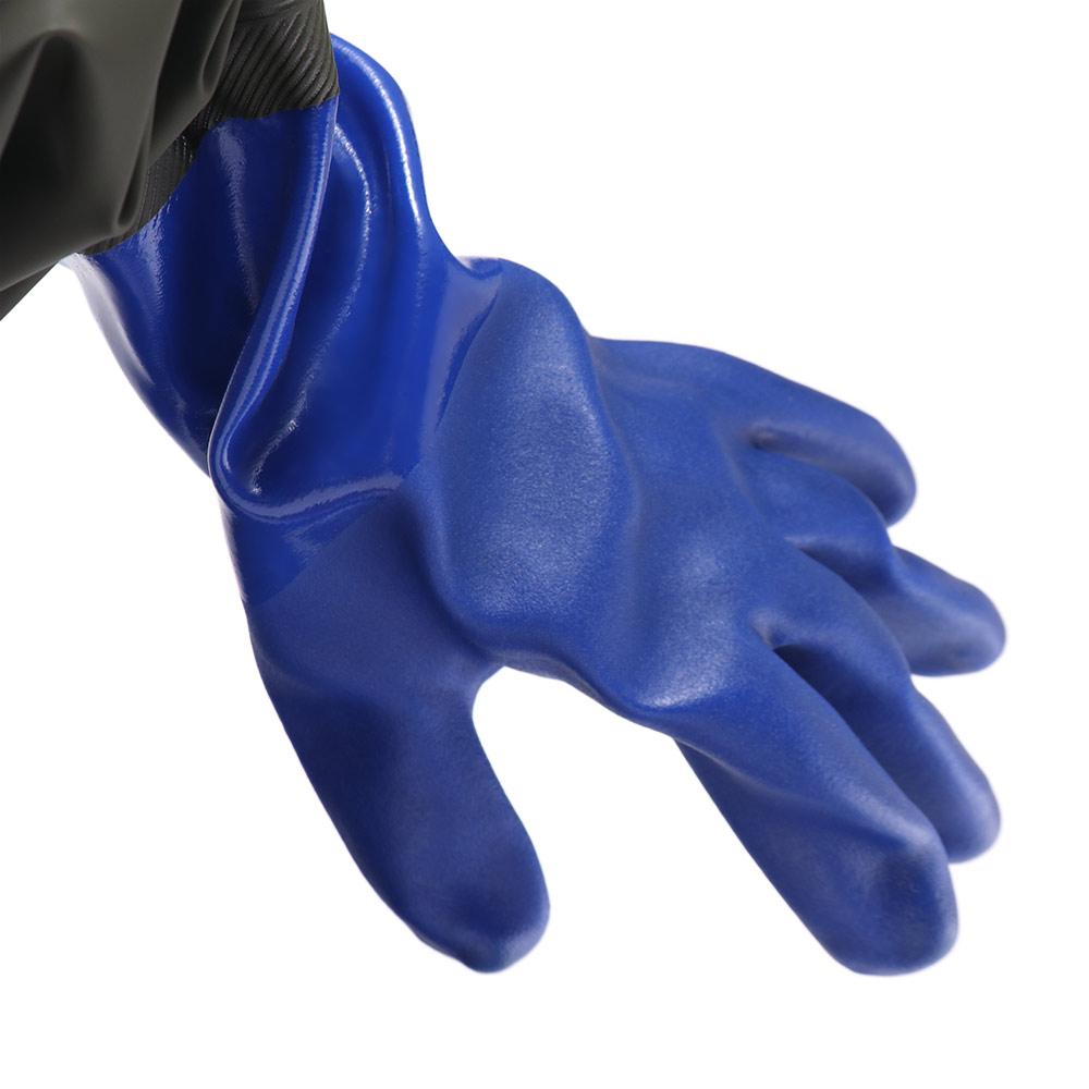 1 Pár Chemicky Odolné Gumové Rukavice Prodloužené Pracovní Bezpečné Rukavice Venkovní Zahrada