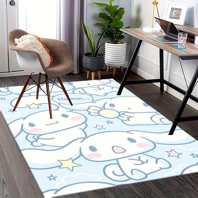 Anime Cartoon Design Chair Mat - Non-Slip Carpet for Office Chairs, Home Decor, Living Room, Bedroom, Game Room & Dormitory (Seasonal Gift).E004