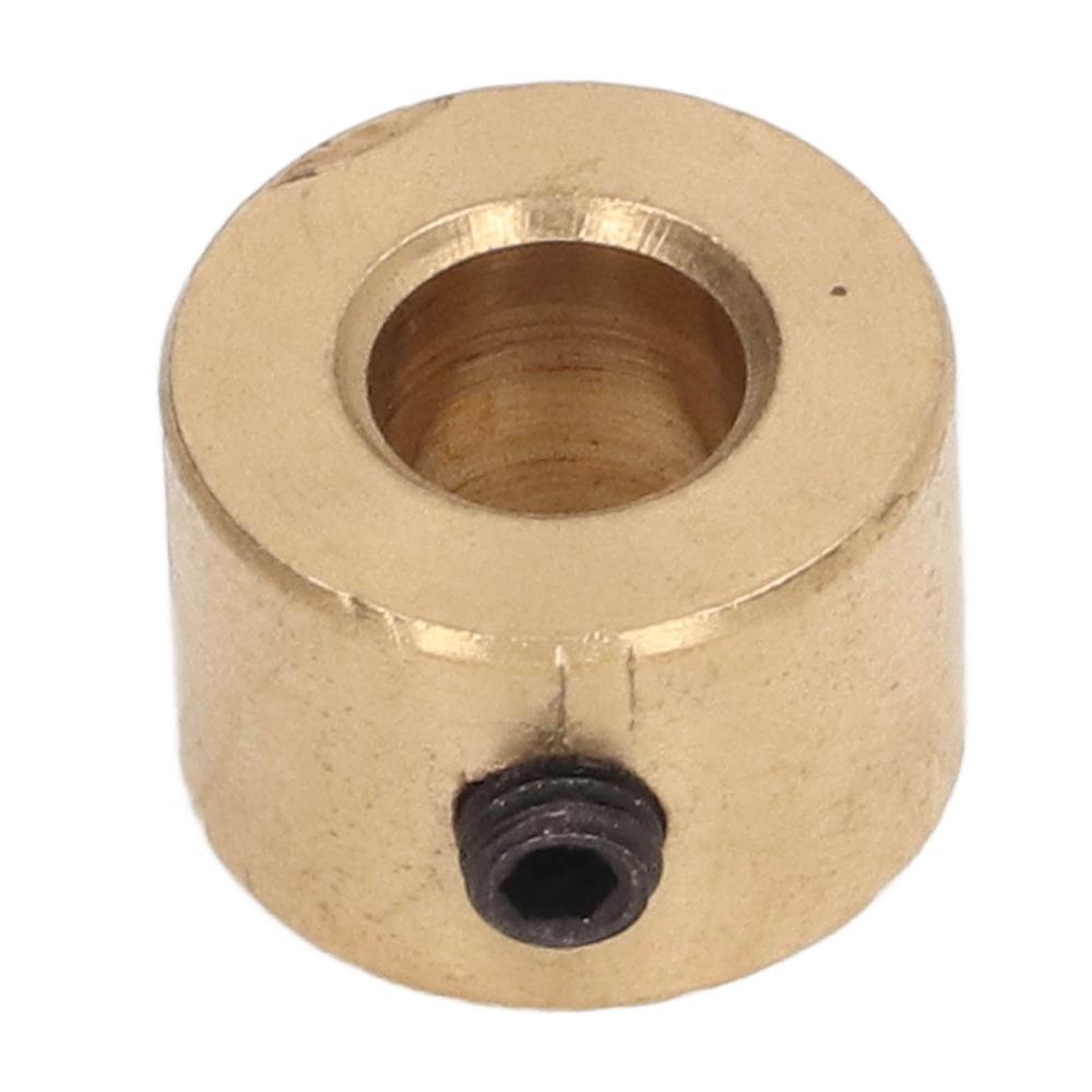 Precision Brass Material Drill Stop Collar Yellow Shaft Positioner Brass Drill Bit Depth Stop Collar Woodworking