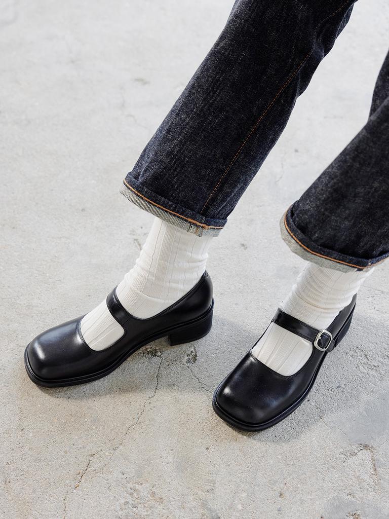 Byeuuns Bmp22203 Alexa Maryjane Loafer / 3 Colors