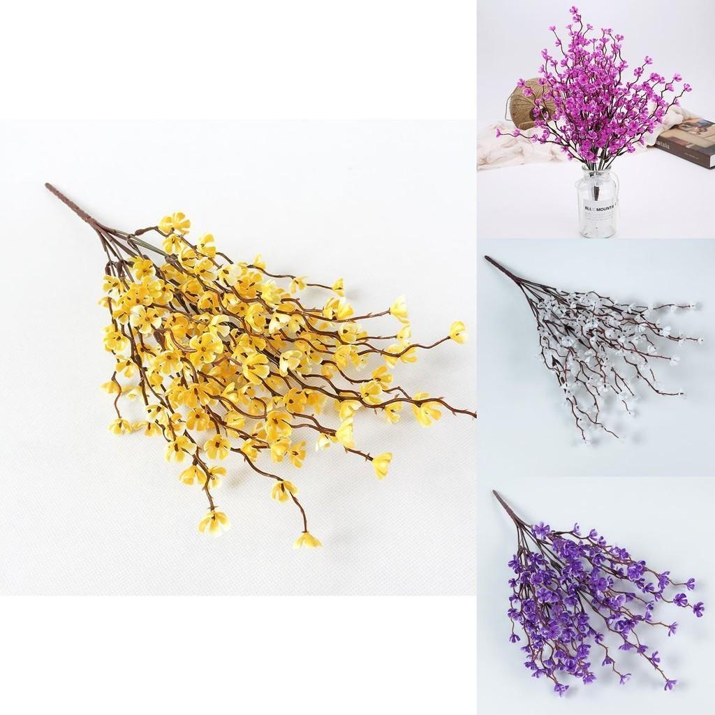 Realistic Artificial Plum Blossom Branches For Elegant Home And Office Decor