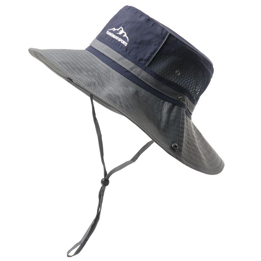 New men's and women's quick-drying bucket hat outdoor mountaineering hiking sun hat sun protection fishing hat foldable sun hat