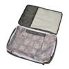 Francfranc Classic Flower Compression Dark Travel Organizer, Large, Gray, Water-Repellent,