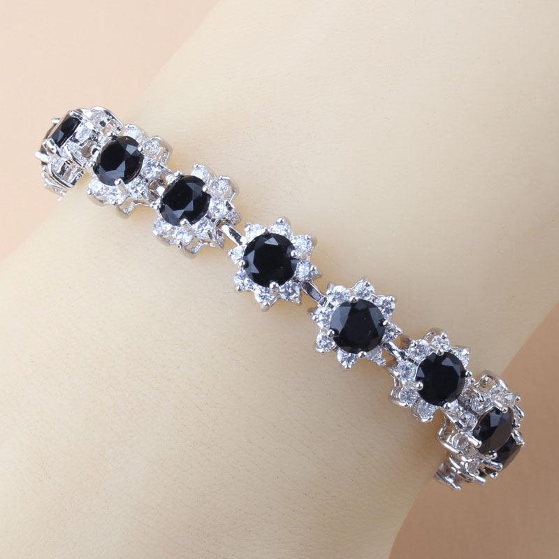 Green Cubic Zirconia Bracelets Quality Ladies Wedding Fashion
