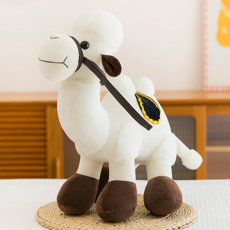 Camel Plush Realistic Toy Soft Stuffed Animal Doll Cute Home Decoration Gift
