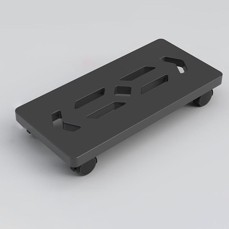 1pc CPU Stand Home Office Accessories Under Desk Holder Heavy-Duty CPU Holder Computer Case with 4 Caster Wheels Mobile