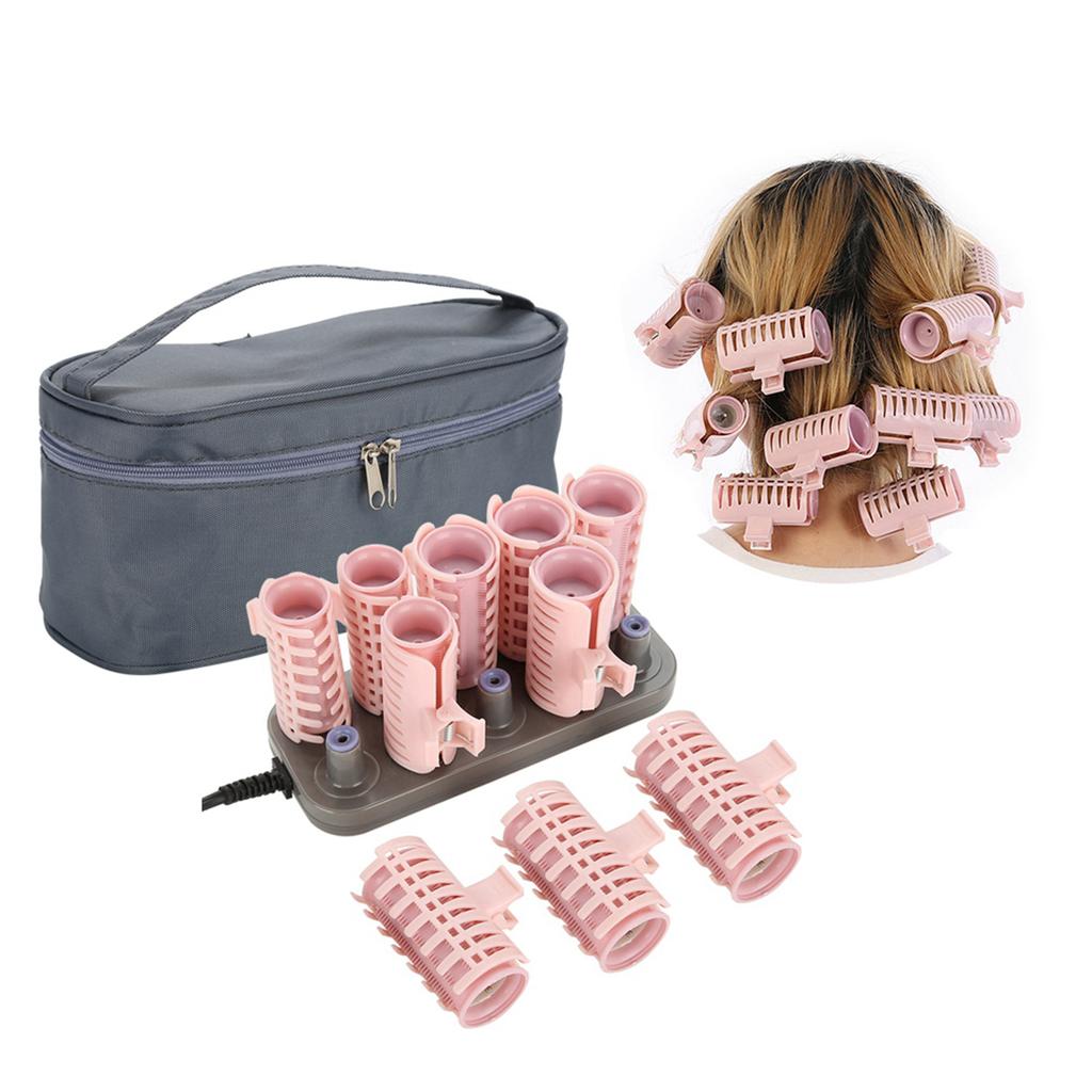 10Pcs Professional Electric Heated Roller Curling Roll Hair Tube Hair Styling Classic Style