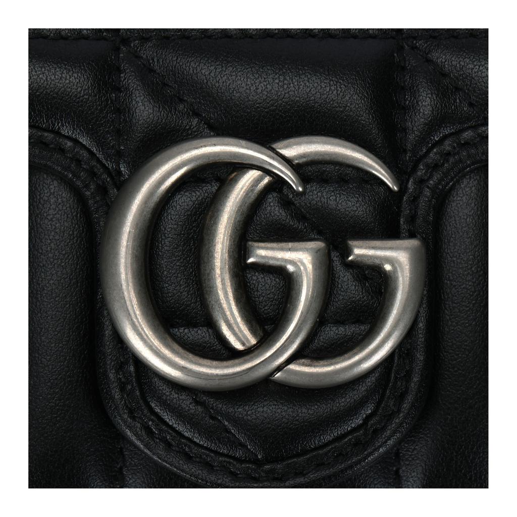 Gucci GG Marmont Super Mini Bag Nero Women Bags Black 476433-DTD5N-1000