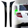 1Pair Car Rear Side Window Canard Spoiler For Mercedes C-Class W204 Estate 2007-2014 ABS Trunk Spoiler Canard Accessories
