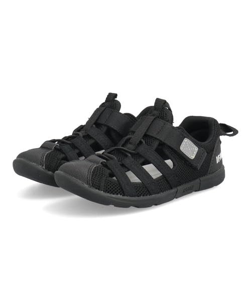 IFME Water 3E Kids' Shoes, 20-5318, Black, 16.5 cm,