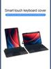 Lenovo Tablet M11 Split Screen 7-Color Luminous Bluetooth Keyboard & Leather Case with Mouse Set