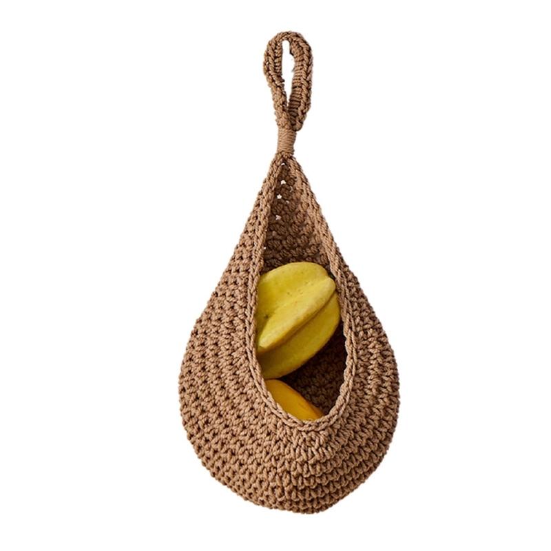 Portable Hanging Fruit Organizers With High Weight Large Capacity Accessory for Modern Homes and Small Space Saving