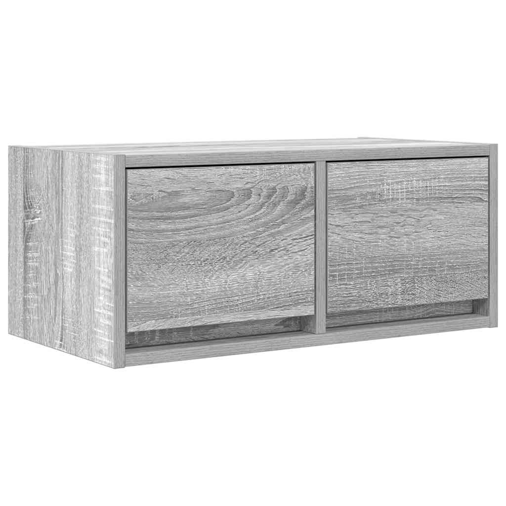 TV Cabinets 2 pcs Grey Sonoma 60 x 31 x 25.5 cm Particleboard