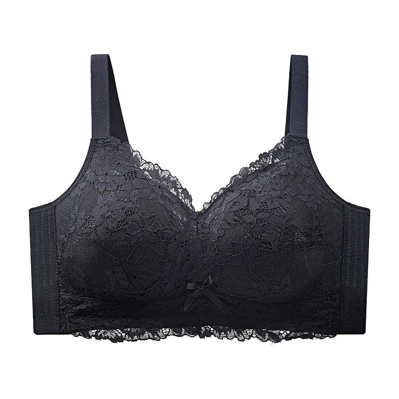 Large breasts show small, thin lace, light and breathable, and the secondary breasts are closed to prevent sagging and gathering. Adjustable bra cover