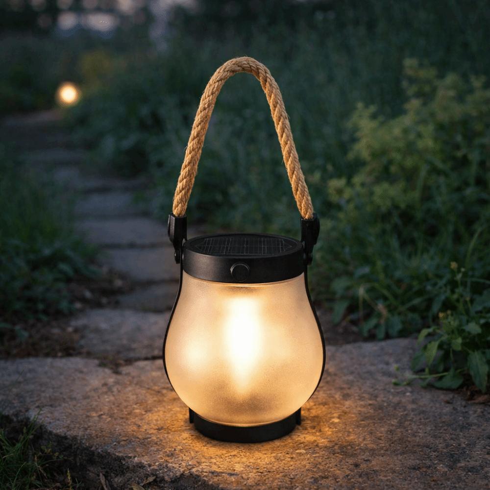 Flame Lights Camping Light USB Rechargeable Outdoor Lights Lighting Lamp Garden Lantern Hanging