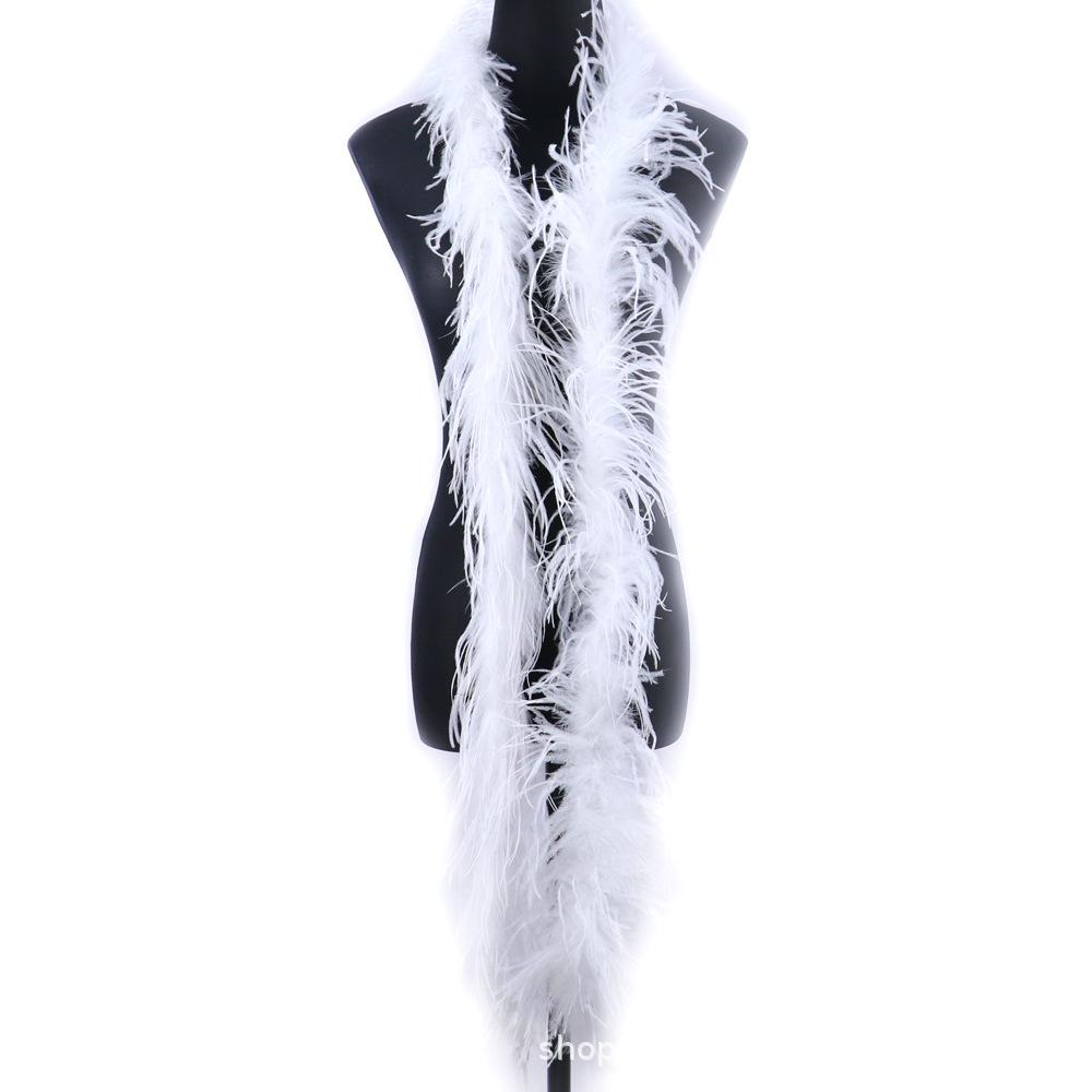 Ostrich Wool Strips Macarons Colorful Clothing Accessories Diy Plush Strips Feathers 