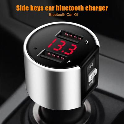 Bluetooth-compatible FM Transmitter Audio Aux Modulator Dual USB Fast Car Charger Handsfree Calling Car Kit Car Radio MP3 Player