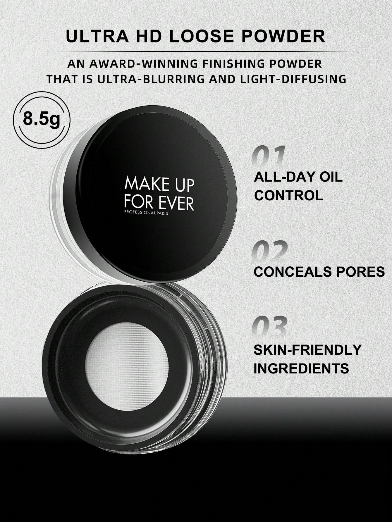 

MAKE UP FOR EVER HD Skin Perfecting Loose Powder 0.1 Прозрачная 8.5 г Пудра для фиксации с контролем жирности 8.5g