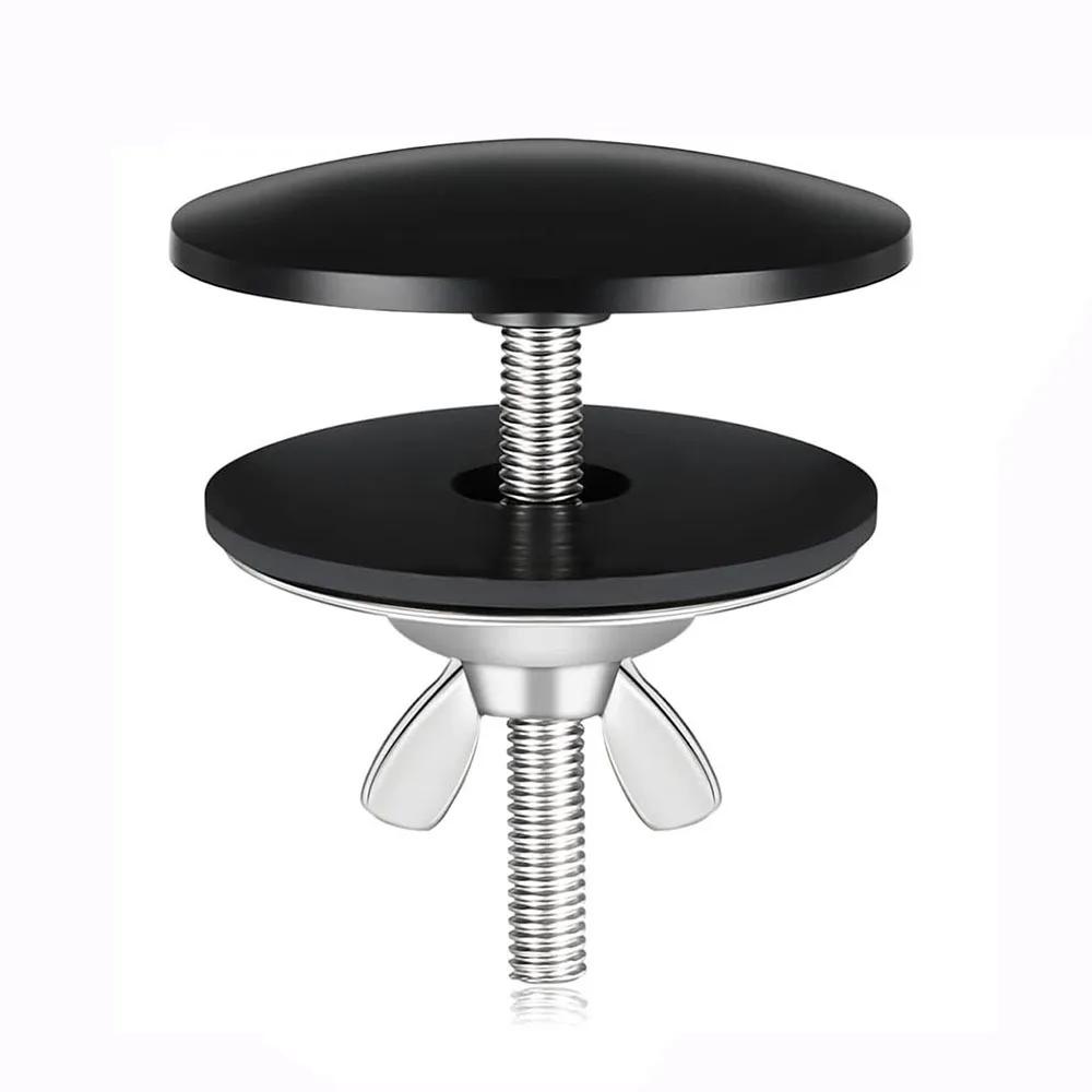 Sturdy & Reliable Black Silver Sink Hole Cover Stainless Steel M6 Faucet Hole Cover Sink Plug