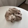 Satin Fungus Edge Hair Ring Female High-end Solid Color Scrunchie High Elastic Hair Accessories
