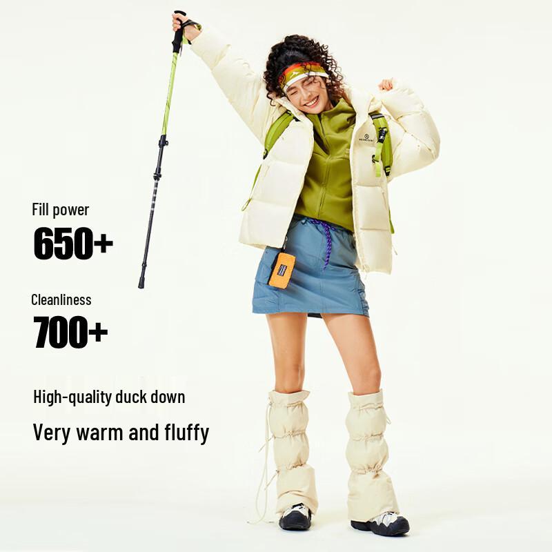 Camel Huangshan Unisex Thickened Duck Down Puffer Jacket E35CAEC001