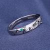 Anime Dr.Stone Ring Ishigami Senkuu Cosplay Unisex Adjustable Opening Rings Jewelry Props Accessories Gifts