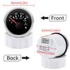 52mm Water Temp Gauge 40-120℃ 100-250℉ Water Temperature Meter With Alarm Light For Marine Boat Car Truck Temp Indicator