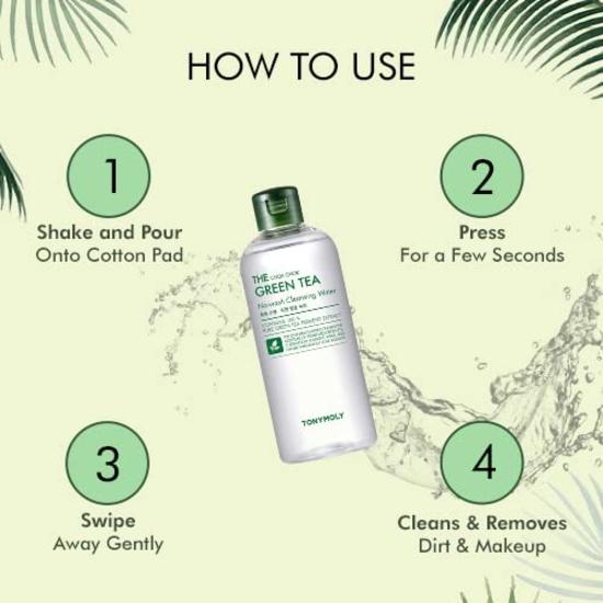 TONYMOLY The Chok Chok Grüner Tee Reinigungswasser