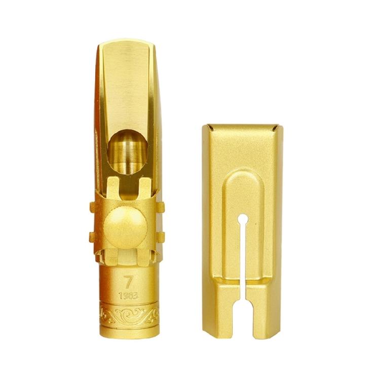 Brass Saxophone Mouthpiece Replacement Metal Eb Sax Mouthpieces with Caps and Ligatures Musical Instruments Accessories