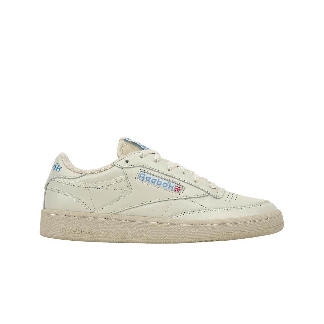Reebok Club C 85 Vintage Chalk Essential Blue Unisex Sneaker Creme Alabaster GX3680 42 white