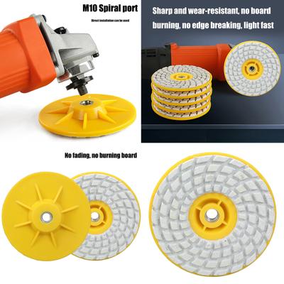 Diamonds Coated Tile Edge Grinding Disc Polishing Pad for Chamfering and Polishing Glass Marble and Stone Materials