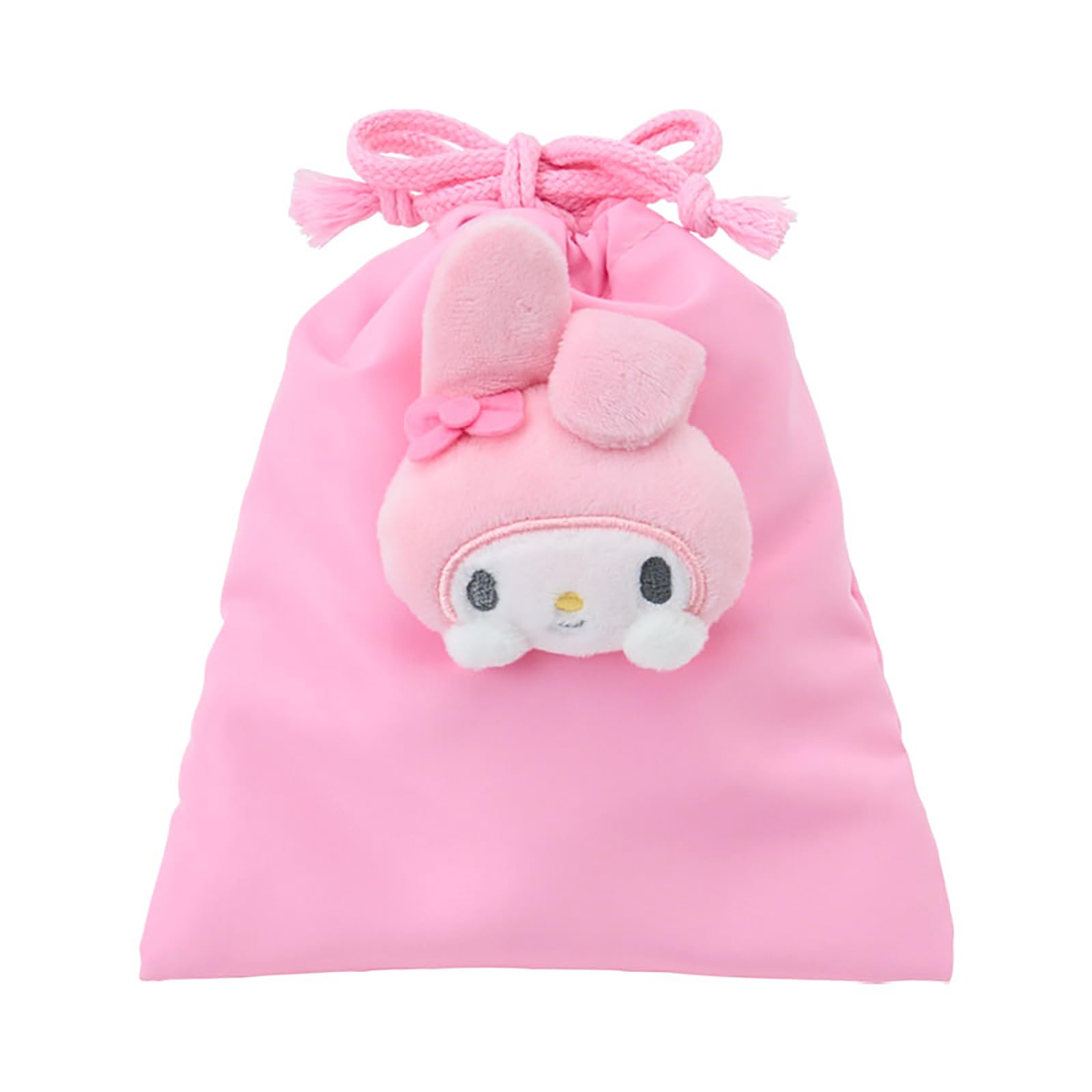 Sanrio Drawstring bag with My 144312 (SANRIO) mascot, Melody,