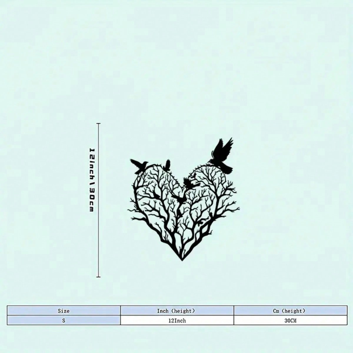 Винтажное Металлическое Настенное Искусство Древо Жизни с Птицами Декор для Дома, Улицы, Сада