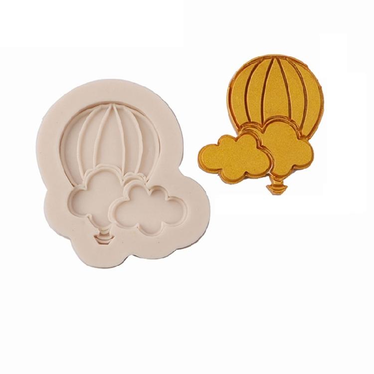 4pcs Cloud Balloon Resin Mold Fondant Silicone Mold DIY Cake Pastry Baking Mold