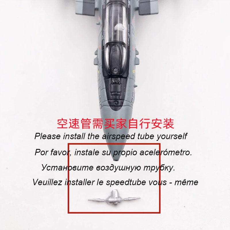 Model odlewany w skali 1/100 Sił Powietrznych USA F-14A F14A F14 VX-4 Samolot ze zmiennymi skrzydłami Model ze stopu Kolekcja Zabawka Prezent