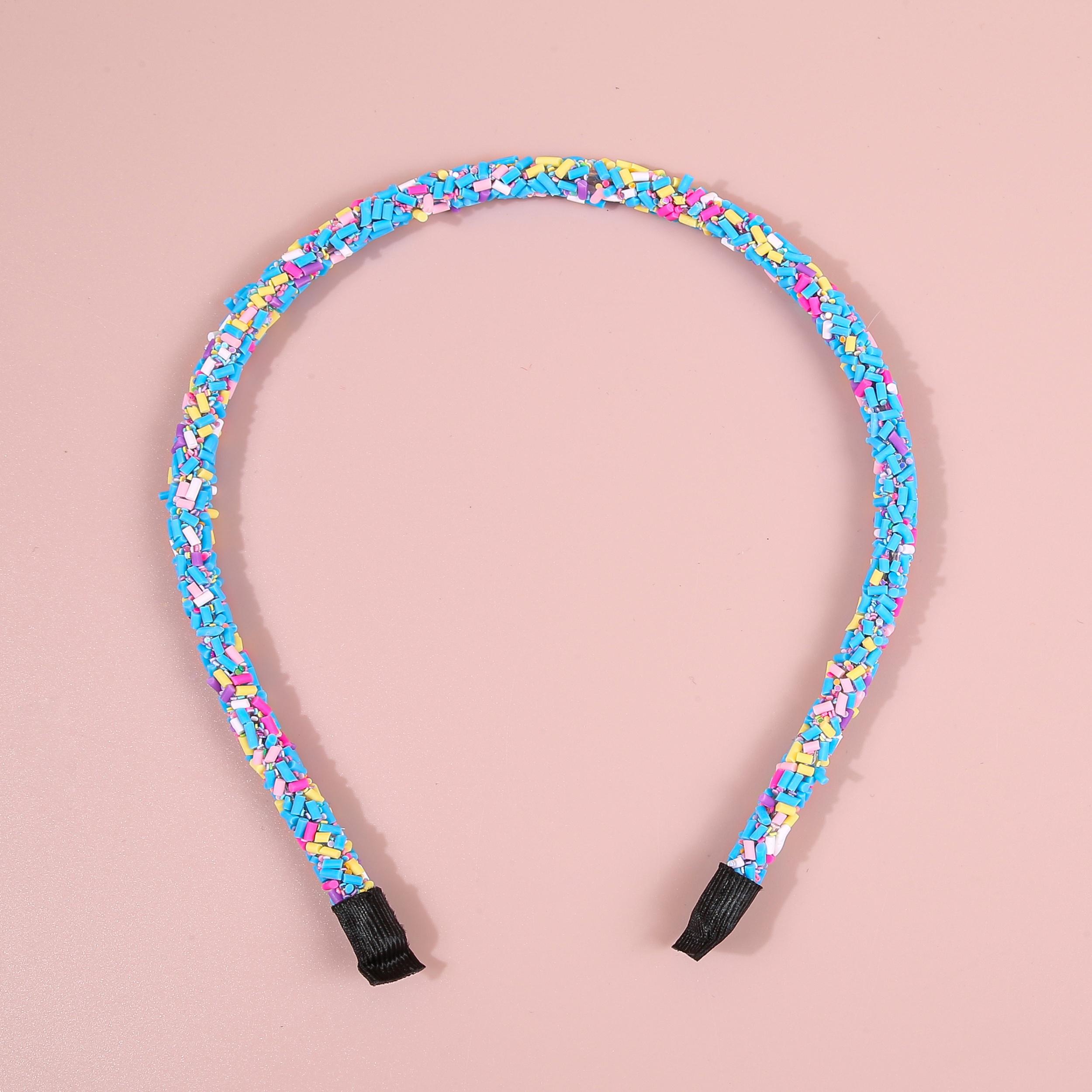 

1/4 шт. блискучі пов язки на волосся милі дівчата пов язки на голову дівчата кольори морозива пов язки на голову діти діти вечірка прикраса головні убори