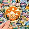 50Pcs Outdoor Hiking Adventure Camping Camping Mountaineering Sports Graffiti Stickers