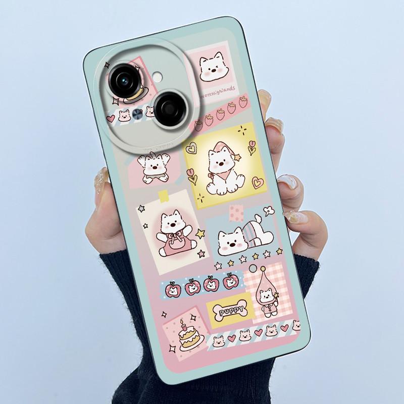 For Tecno Spark Go 1 s 1s 2025 Go1s Go2025 Pop 9 4G Phone Case Sweet Girls Cute Cats Soft Silicone Shockproof Back Cover Fundas