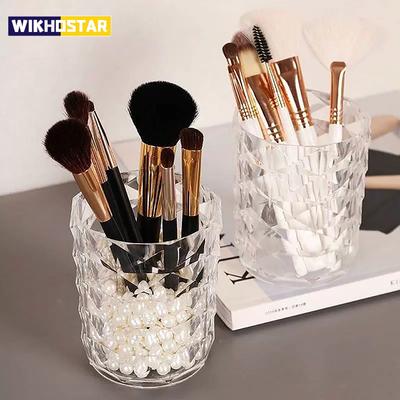 Cosmetische Opbergdoos Stofdicht Make-up Kwasten Opbergemmer Cosmetische Kwasten Houder Beker Transparante Pennenhouder Voor Kaptafel