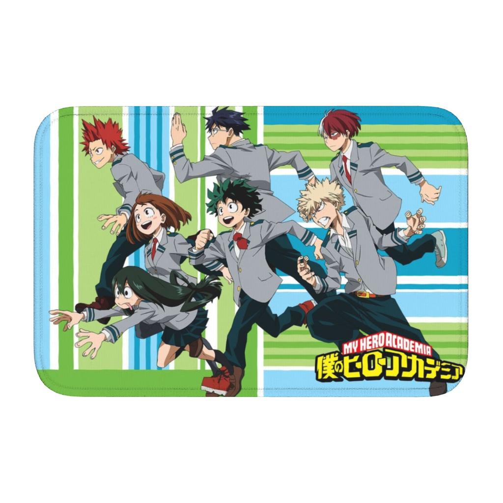 My Hero Academia Boden Tür Küche Badezimmer Matte Anti-Rutsch Innen Fußmatte Garage Wohnzimmer Eingang Teppich Fußmatte