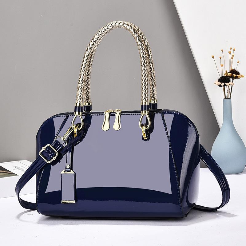 

Women s Bag 2026 New European and American Patent Leather Large Bag, Single Shoulder Handbag Women s Bag Crossbody Bag