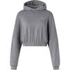 Originals CROP HOODIE ACID WASH Sweatshirt Women's Gray IW5492