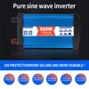 Güneş Enerjisi İnvertörü Sinüs Dalgası Güç İnvertörü 500W DC 12V - AC 100V-120V Çift USB Bağlantı Noktası ile