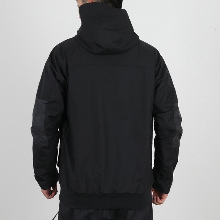 Adidas Th Jkt Func Workwear Fleece Lined Casual Sports Hooded Jacket Winter Men's Black GM4397