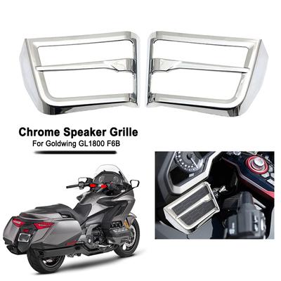 Motorcycle Accessories Chrome Speaker Grille Cover Fits For Honda Goldwing Gold Wing GL1800 F6B GL 1800