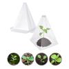 Pvc Plant Cover Garden Cloches for Plants Reusable Ventilated Plant Cloches with Metal Stakes Mini Greenhouse for Seedlings